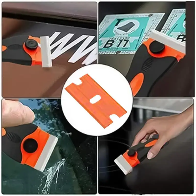 Paint Scraper Tool Glass Scraper For Fish Tank Glue Sticker And Caulk Remover Car Film Scraper Outdoor Advertising Home Decal