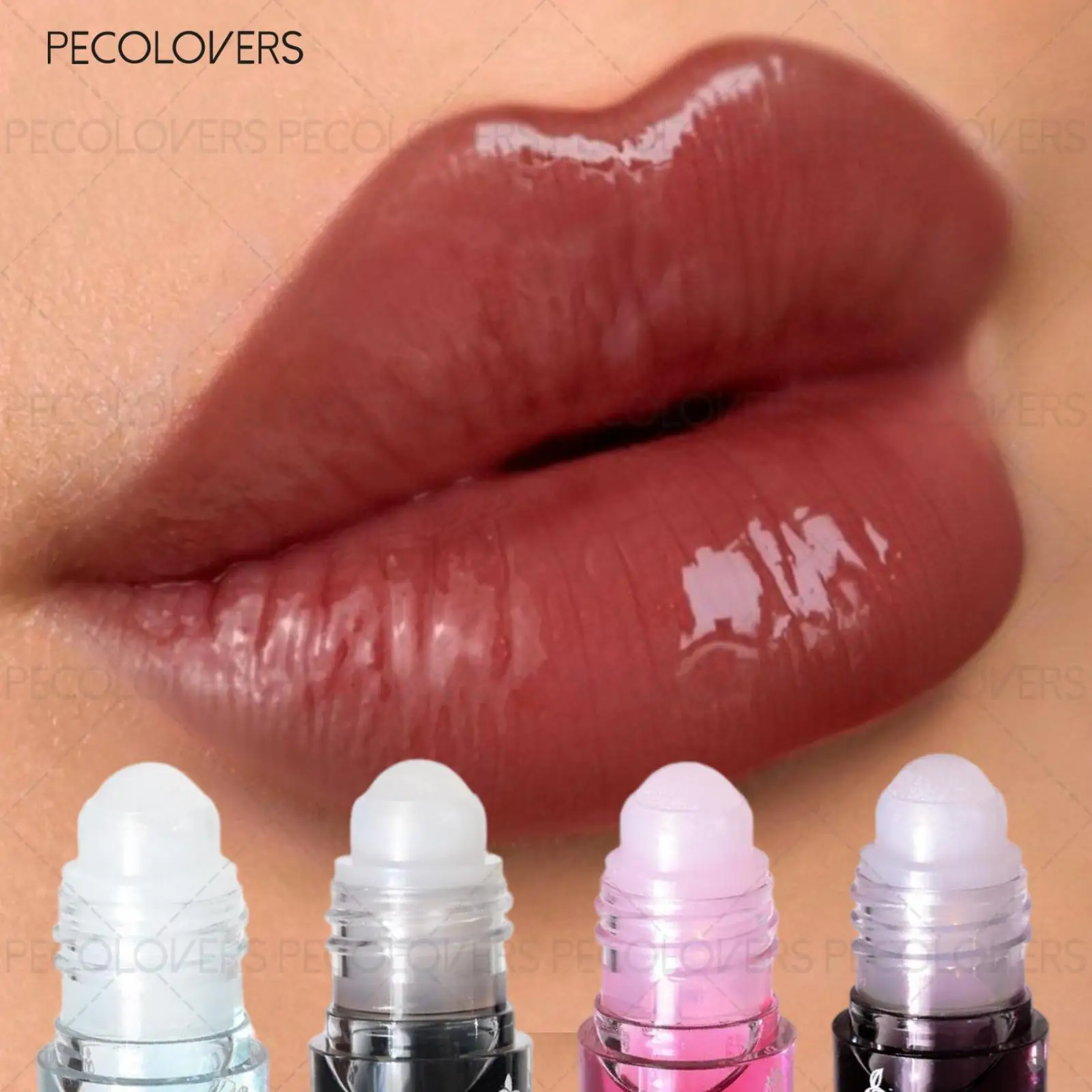 Bálsamo Labial, Hidratante, Brillo Labial Frutal, Bálsamo Labial con Color, Larga Duración, No Reseca, Cosméticos Labiales