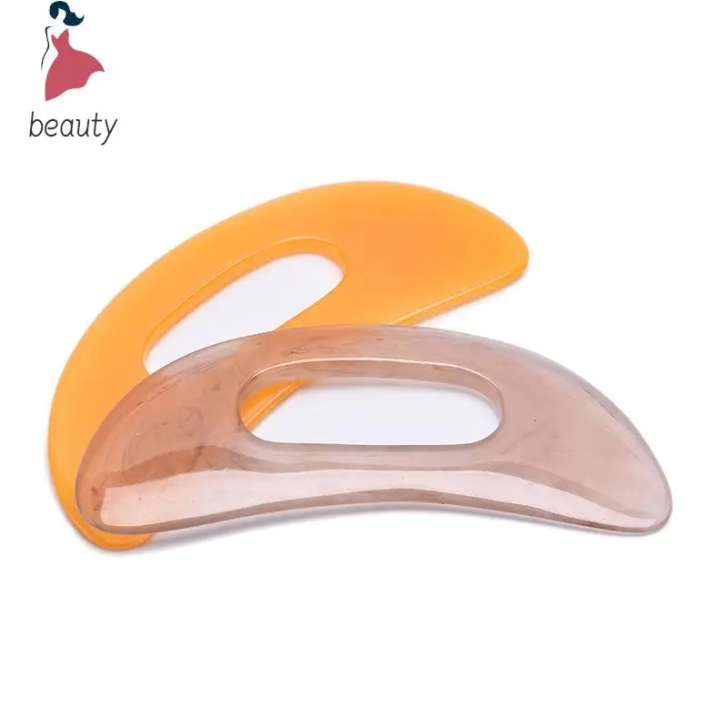 1pcs Natural Beeswax Scraper Guasha Board Back Neck Body Acupuncture Scrapping Beauty Tool