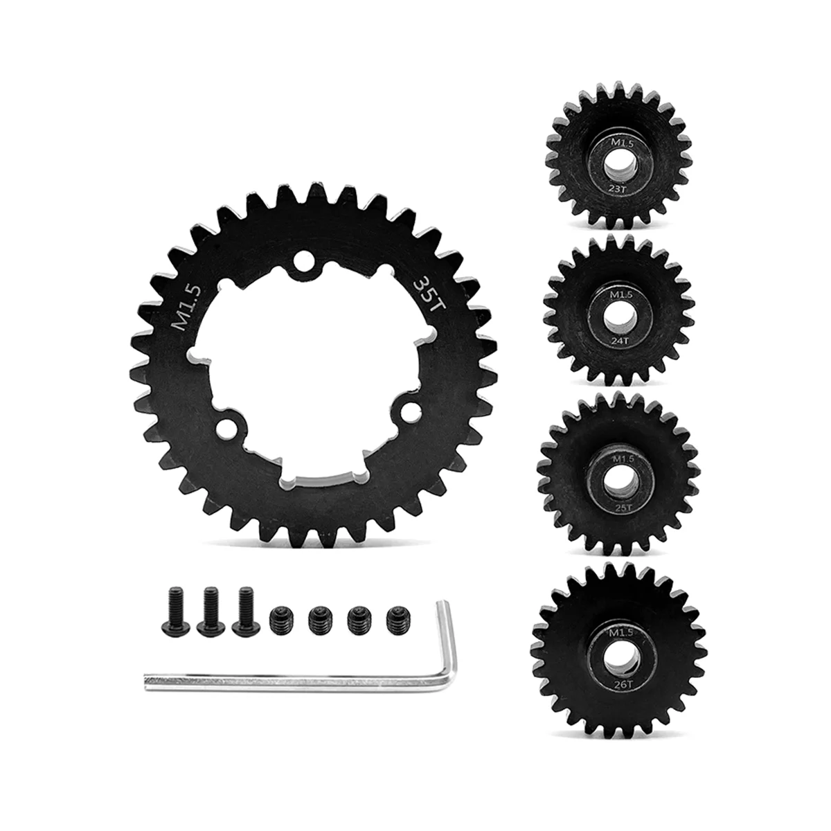 

1.5 Modulus 35T Spur Gear M1.5 Gear Suit 6447X 6448X for 1/5 6S 8S 1/6 XRT RC Car Upgrade Parts C