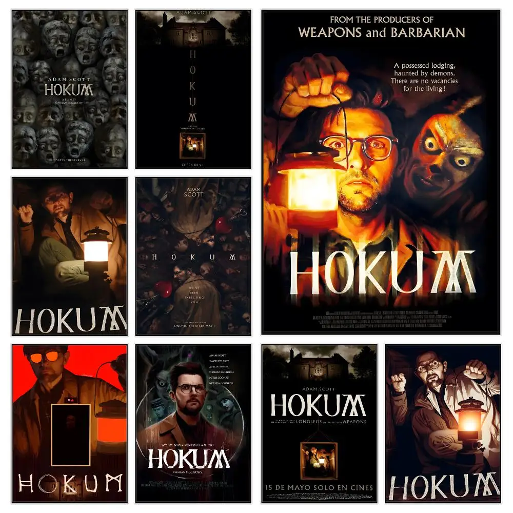 Chilling Horror Movie H-Hokum Poster Modern Luxury Wall Poster Home Decor Space Enhancer