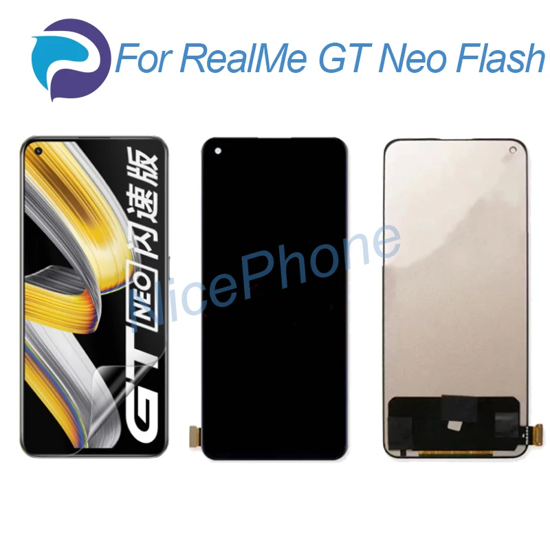 

for RealMe GT Neo Flash LCD Display Touch Screen Digitizer Assembly Replacement 6.43" RMX3350 GT Neo Flash Screen Display LCD