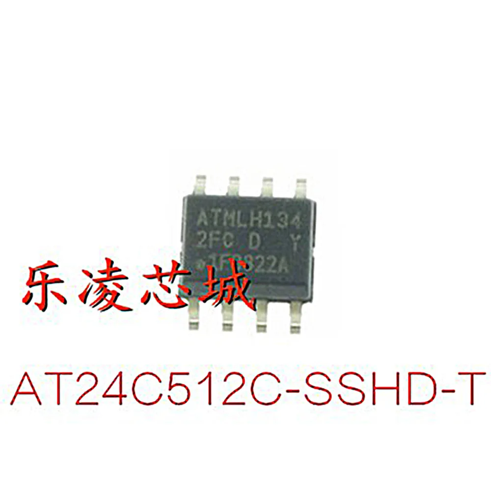 AT24C512C-SSHD-T  EEPROMs AT24C512 2FC SOP8    10PCS
