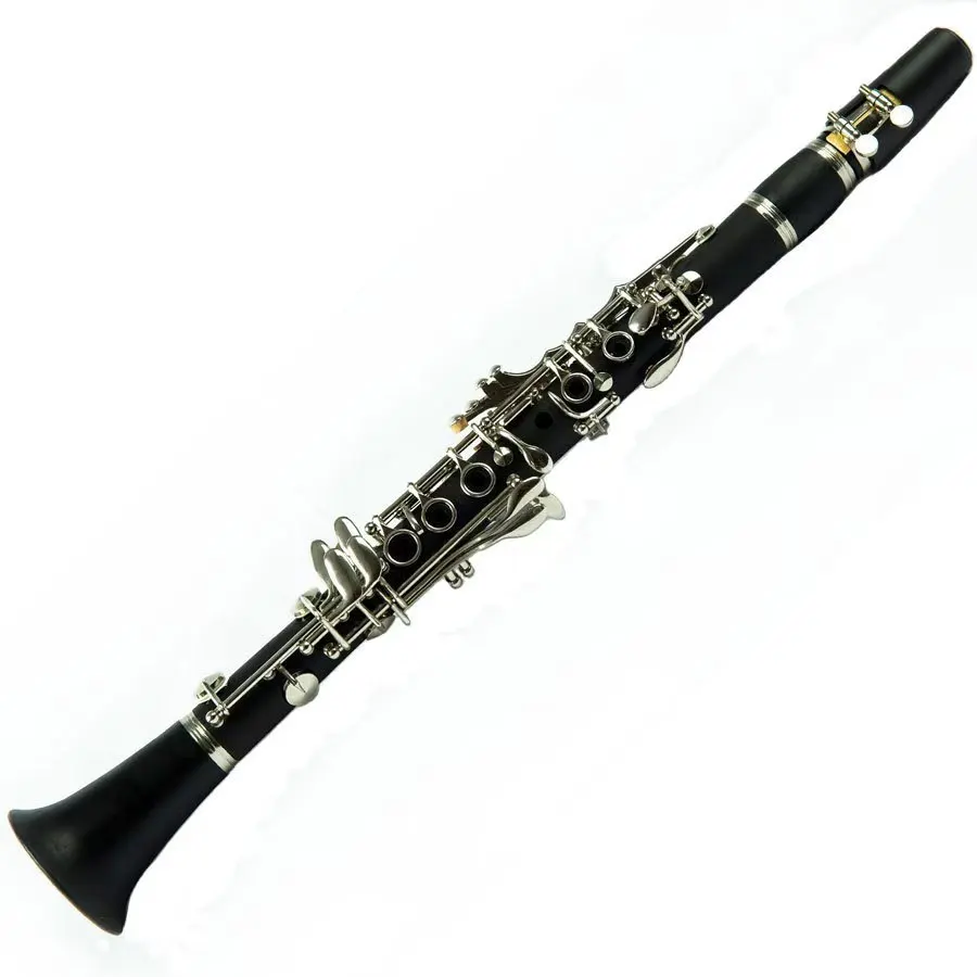 Clarinet Eb key, high-quality black wind instrument, beginner level exam for clarinet