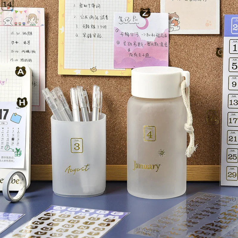 1PCs Decorative Stickers DIY Hand Made For Gift Cake Baking Sealing Sticker Week Month English hot Sale Six Style Tool