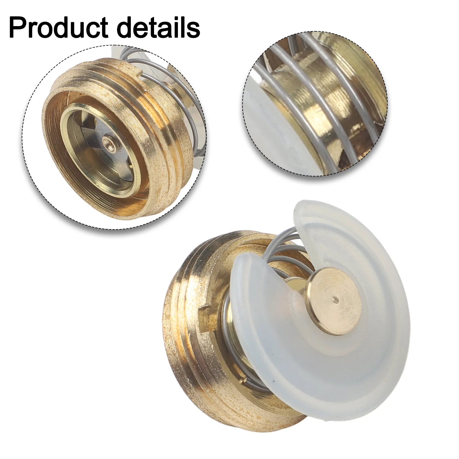 For Water Heater Repair Gas Water Valve Brass Control Cap Gas Water Heater Copper Construction Compact Design Easy Installation