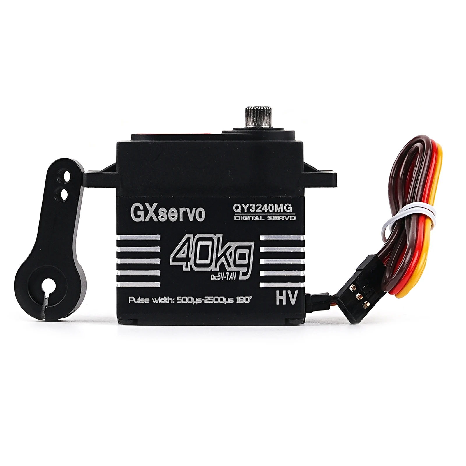 40 كجم أجهزة رقمية 5.0-7.4 فولت YP3240MG محرك شبه معدني عزم دوران عالي 180 ° Ip67 الذي يتم التحكم فيه بزاوية لزاحف 1:8 1:10 TRX6 Scx10 RC #6