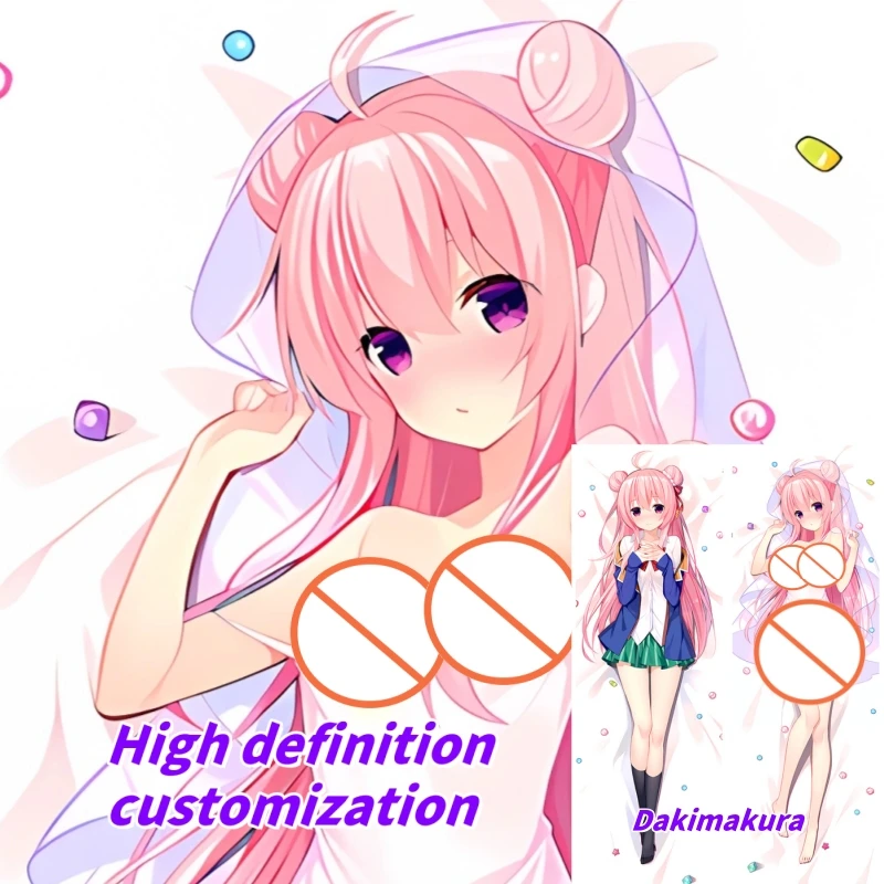 Dakimakura أنيمي كيس وسادة سعيد السكر الحياة ماتسوزاكا ساتو على الوجهين طباعة الجسم بالحجم الطبيعي المخدة الهدايا