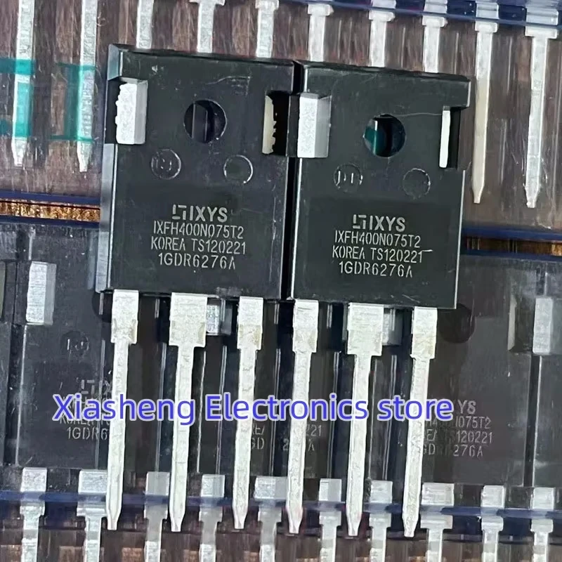 

New Original 2Pcs IXFH400N075T2 TO-247 400A 75V MOSFET Field-effect Transistor In Stock Good Quality