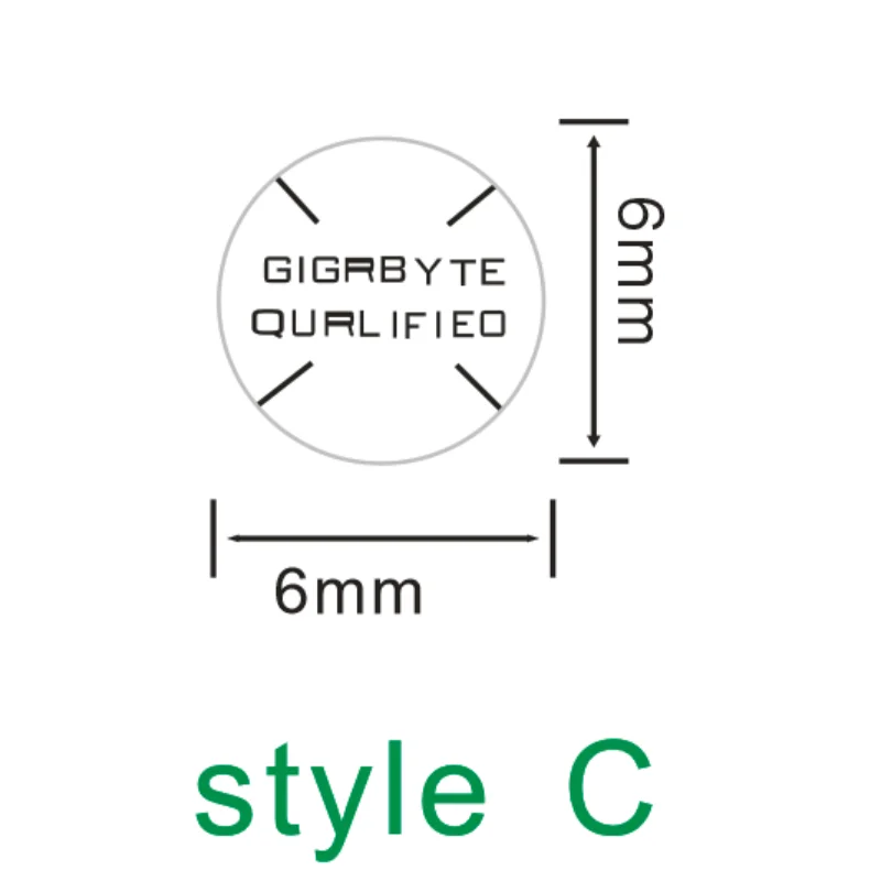 مصنع الجملة تخصيص الضمان ختم التسمية تنطبق على الهاتف المحمول الكمبيوتر الأجهزة الكهربائية المسمار ملصق