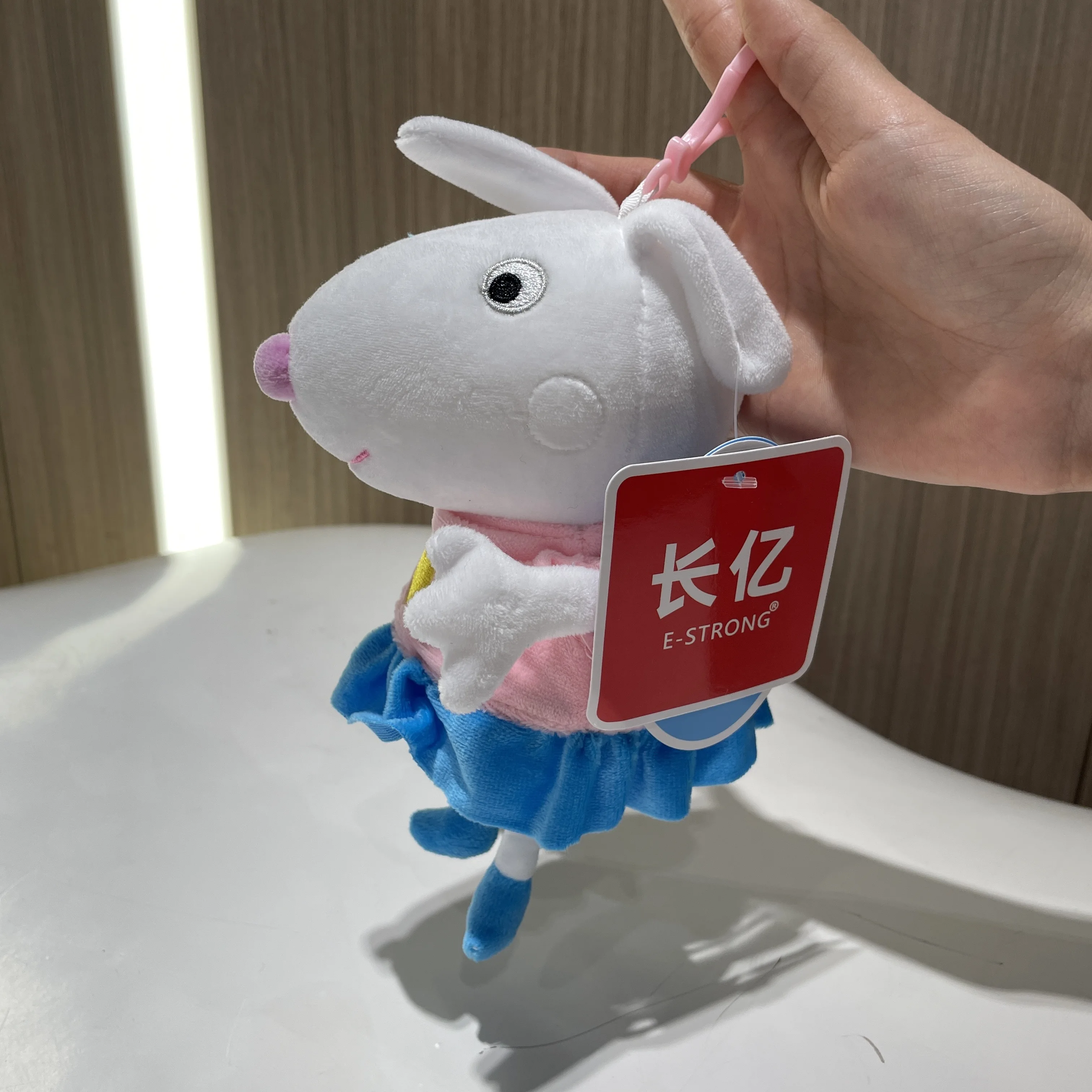 100 % echtes Peppa Pig 12–19 cm Peppa George Evie Plüschtier Evy Cartoon Kuscheltiere Puppe Kinder Geburtstag Weihnachtsgeschenk – Detail 9