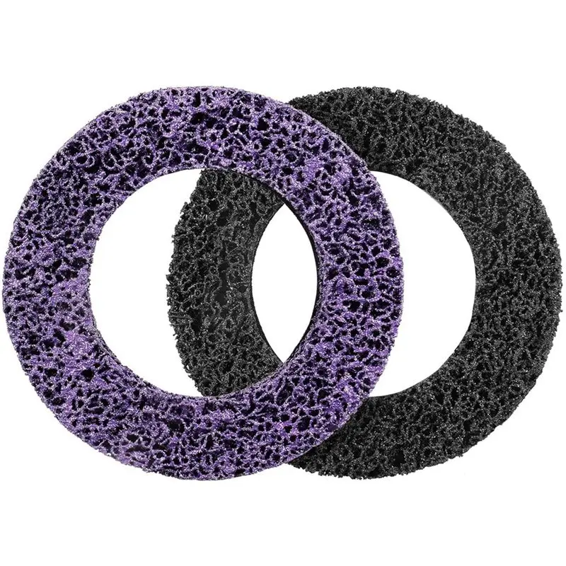 DT19-4Pcs Coarse Cleaning Discs Diameter 150Mm CSD Disc Nylon Fabric Disc For Processing, Metal, Wheel Hub Cleaner