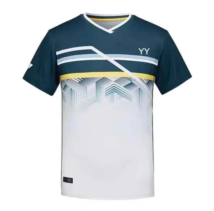New YY Badminton Top Tennis Suit Competition Training Suit Quick-drying Breathable Sweat-absorbent Short-sleeved T-shirt