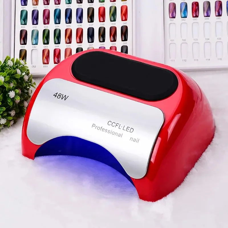 48W Ultraviolet LED Nail Lamp Professional Nail Dryer Gel Ultraviolet Nail Care Lamp 3 Gear Optional Nail Enhancement Tools