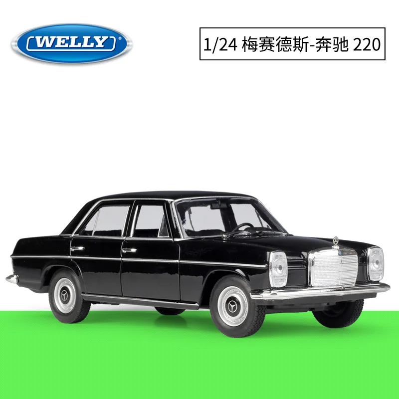 WELLY 1:24 Mercedes-Benz 220 300SL Alloy Car Model Diecasts & Toy Vehicles Collect Car Toy Boy Birthday gifts