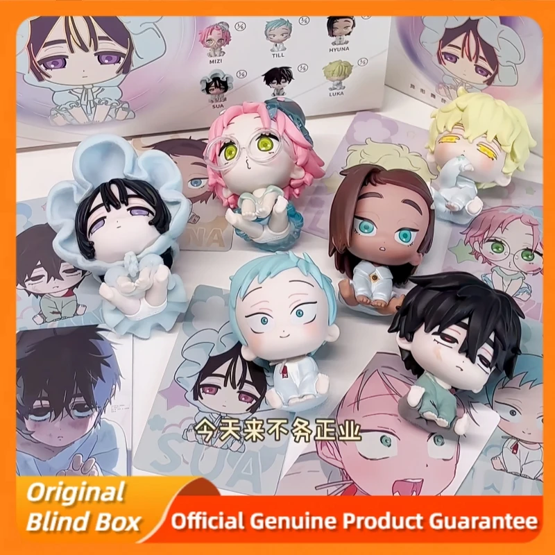 

Подлинная слепая коробка Alien Stage Baby Series, популярные анимационные фигурки, мини-кукла Sua, Иван Лука Till, загадочная коробка, орнамент, игрушка в подарок