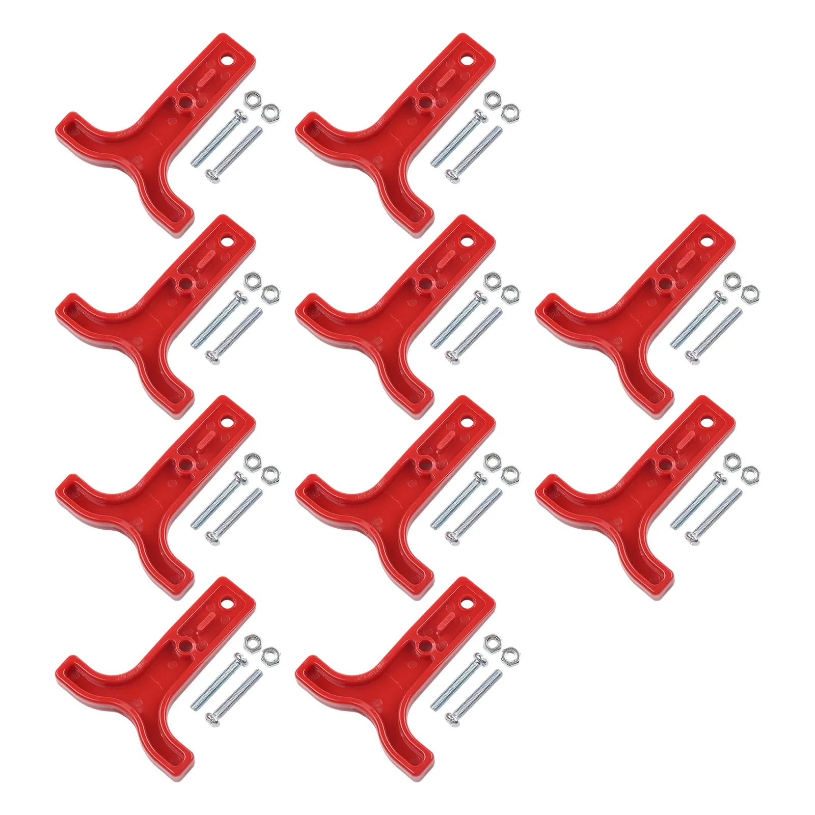 10PCS T Handle Connectors Rated 50A 600V for Type Style Connector Tool Mounting in 12V to 24V Electrical Setups