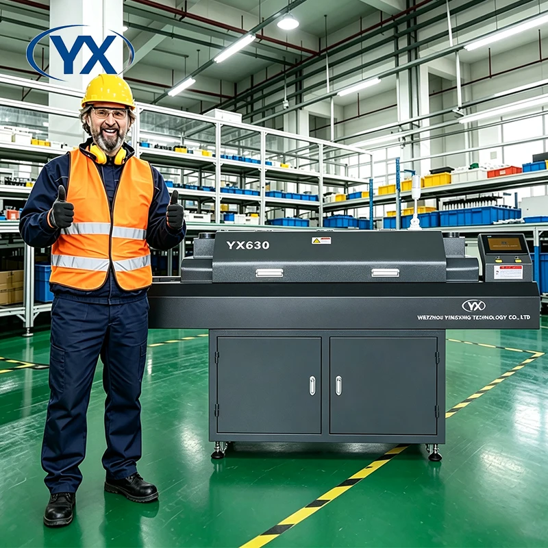 High Quality YX630 SMT Reflow Solder Oven Machine Manufacturer 6 Zone