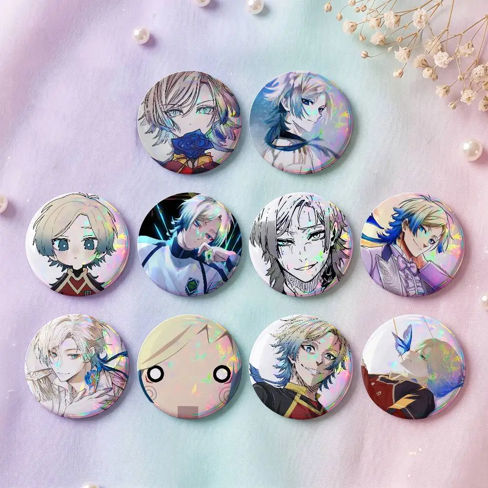 Cute M-Michael Kaiser Badges Button Round Creative Pin Brooch Badge Bag Decor Accessories Fans Collect Friends Gifts