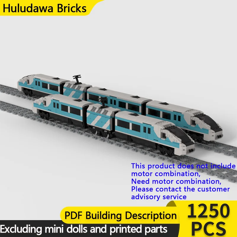 

Модель городской автомобиль MOC, строительные кирпичи, голландская железная дорога, пассажирский поезд, модульная технология, детские праздничные подарки, сборка игрушек, костюм
