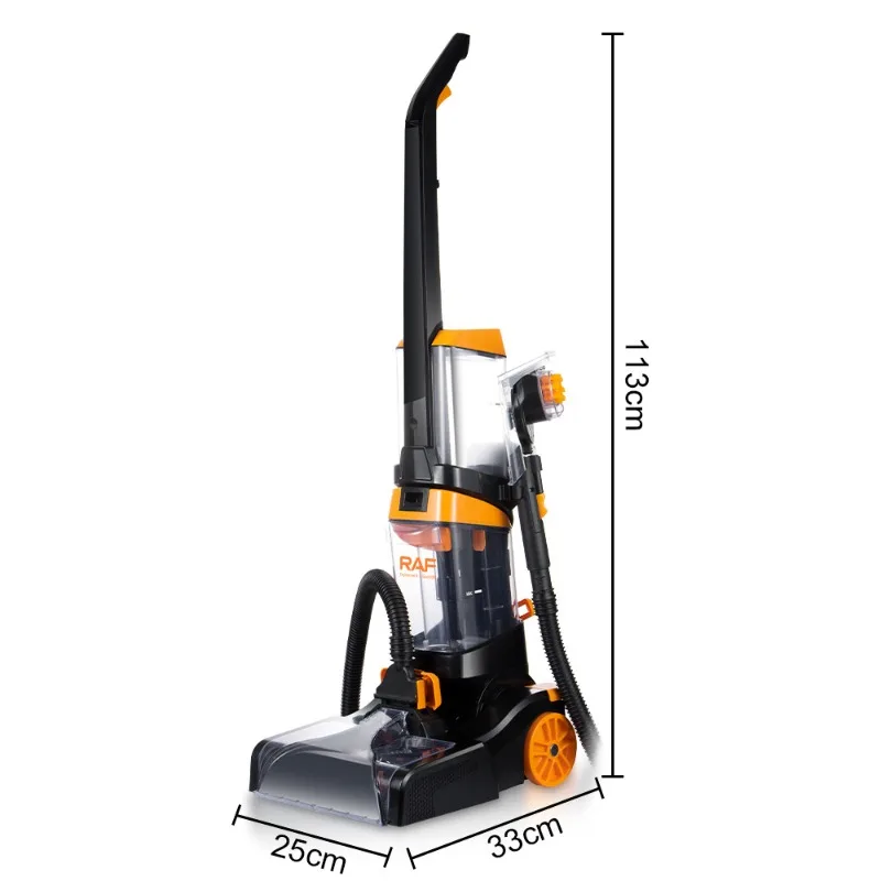 Household three-in-one mop and wash all-in-one machine, multi-functional sweeper suction and washing floor carpet cleaning