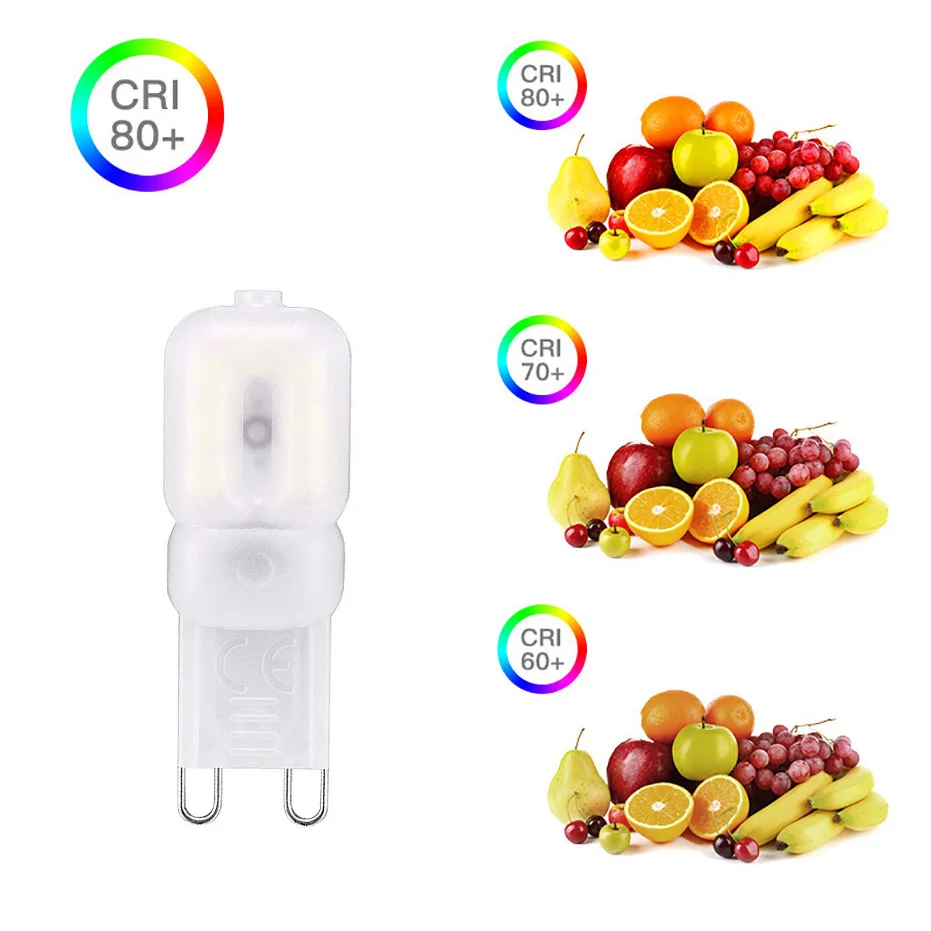 2026 New 10pcs G9 LED Bulb 220V 3W SMD2835 Milky White Cover Cold White / Warm White for Crystal Chandelier Replace 30W Halogen