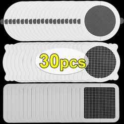 30/5PCS Disposable Floor Drain Stickers Kitchen Bathroom Mesh Hair Filter Anti-Block Shower Hair Catcher Stoppers Cleaning Tools