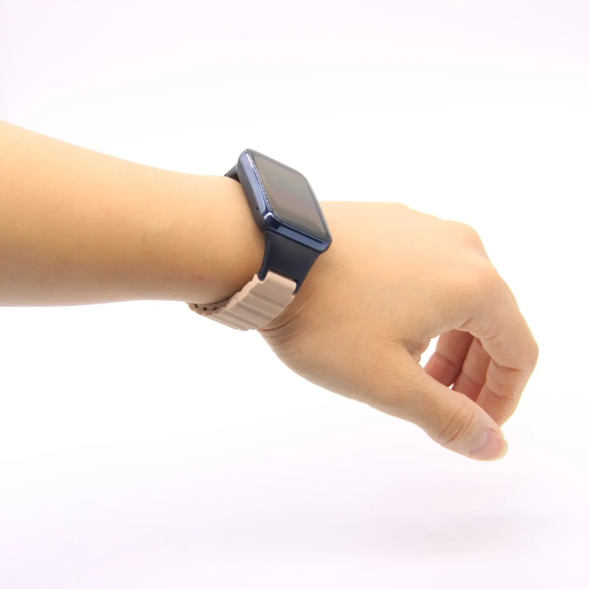 Xiaomi Mi Band 7 Pro用クイックリリース式マグネット式腕時計ストラップ、軽量シリコン製スポーツスマートウォッチバンド、男女兼用