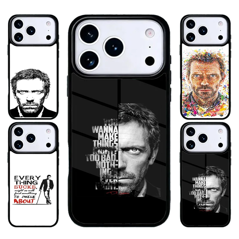 حافظة هاتف دكتور هاوس لهاتف آيفون 17 إير 16 15 14 13 12 11 برو ماكس بلس #1