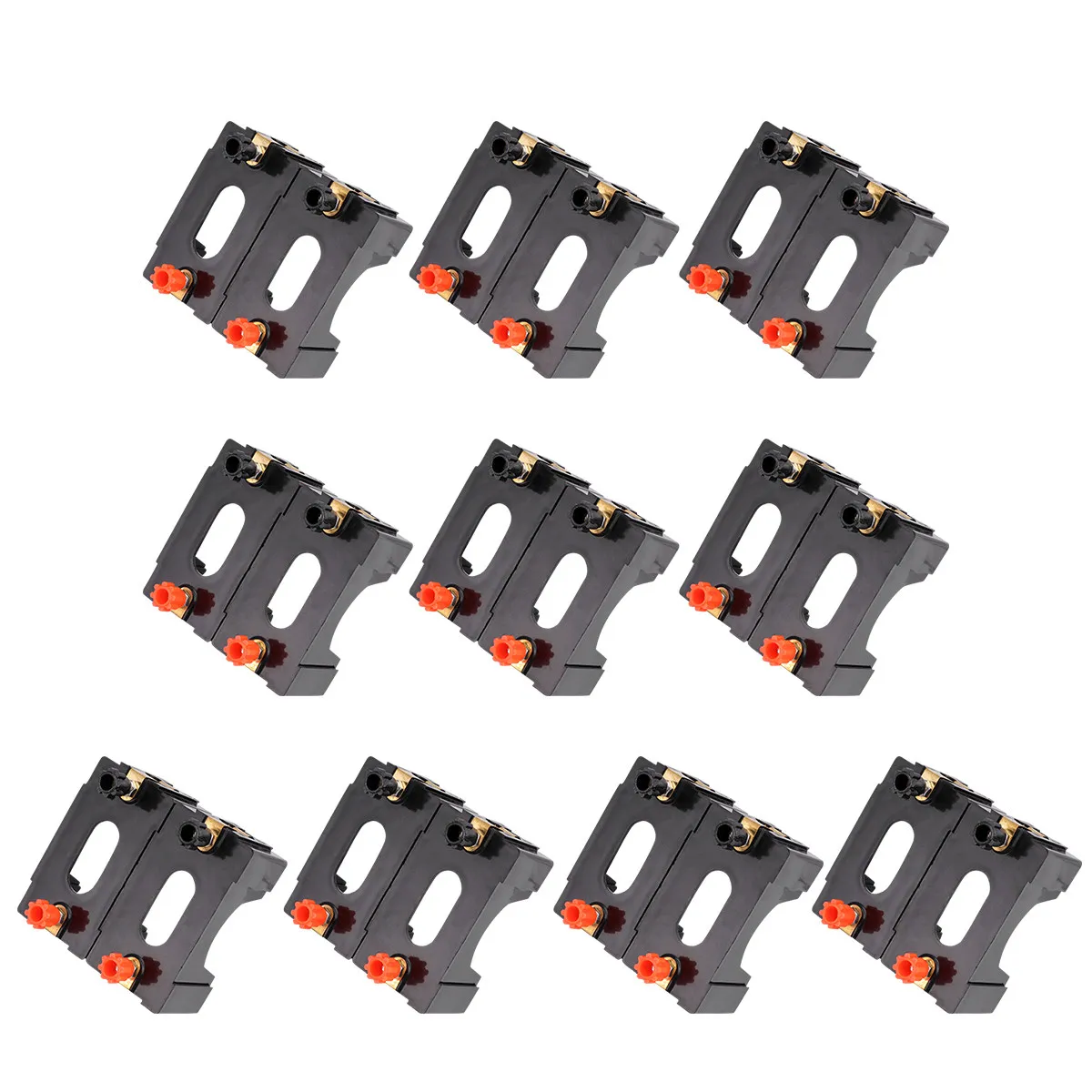 10Pcs Battery Holder Series Parallel for School Physics Laboratory Electrical Circuit Demo Heavy Duty Screw Terminals