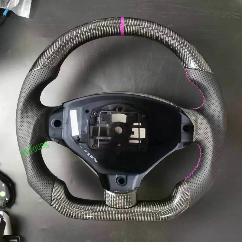

For Peugeot 308 308CC 100% Real Carbon Fiber Car Steering Wheel