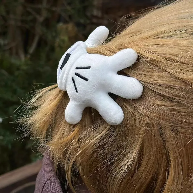 Women's Cartoon Mickey Palm Gripper, Cute Mickey Small Hand Gripper, Ins Style 3D Doll Hair Clip, Mickey Palm Gripper image 3