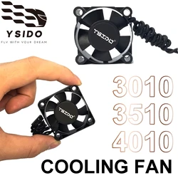 5Pcs YSIDO Hight Speed 4010 3510 3010 Cooling Fan Heat Dissipation for Hobbywing Traxxas ARRMA 4268 4274 1/10 1/8 1/7 RC Car