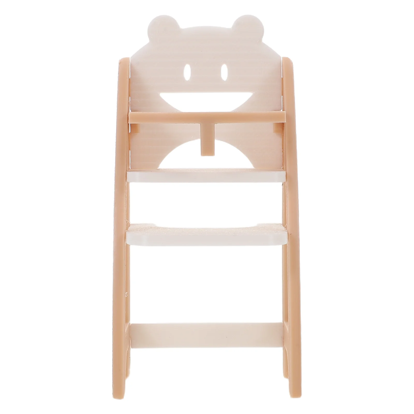 

1pcs Realistic Baby Highchair 1:12 Scale Miniature Dollhouse Chair Pretend Play Dining Furniture Miniature Baby Dining
