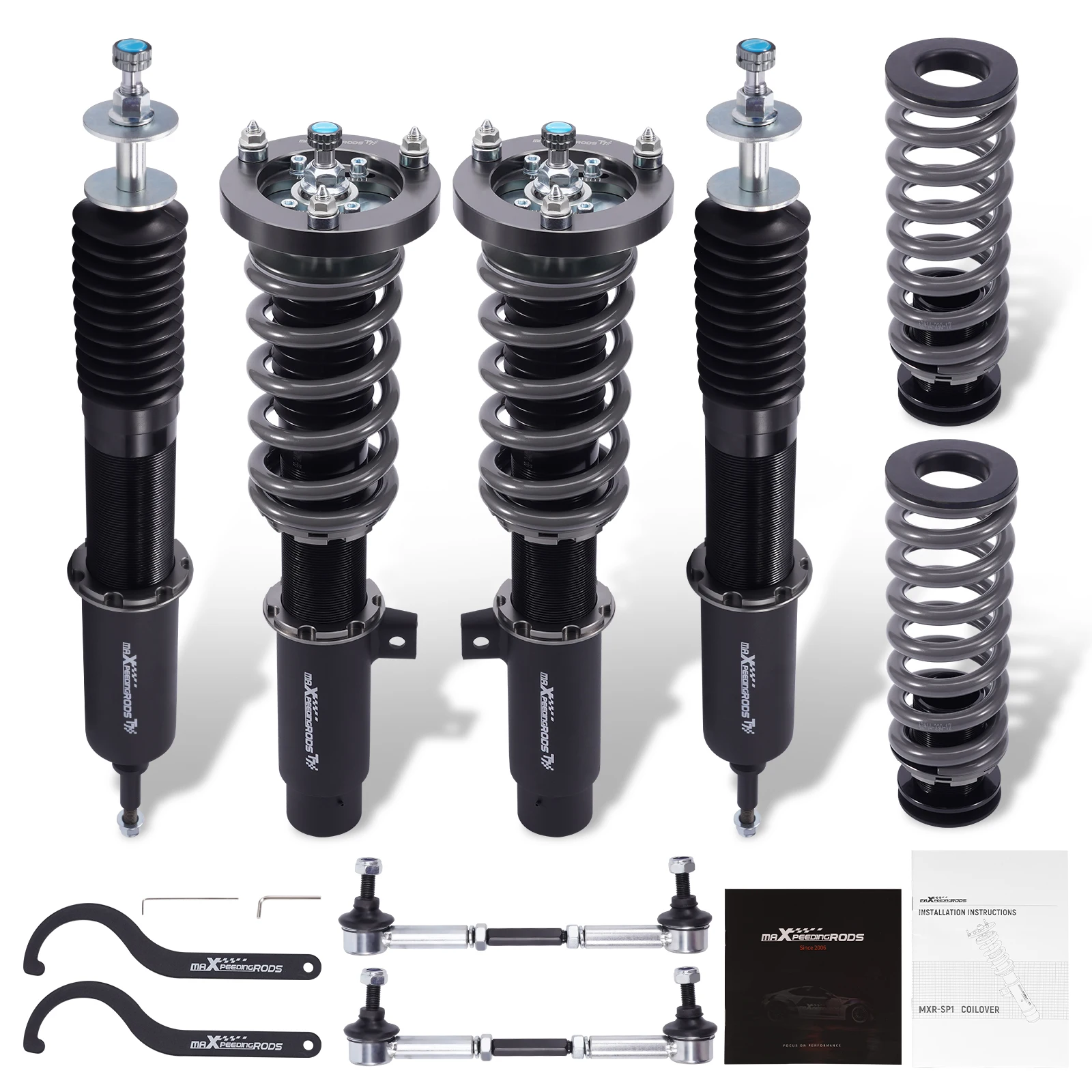 

24 Level Damper Coilovers Lowering Suspension for BMW 3 Series E90 E92 06-11 RWD