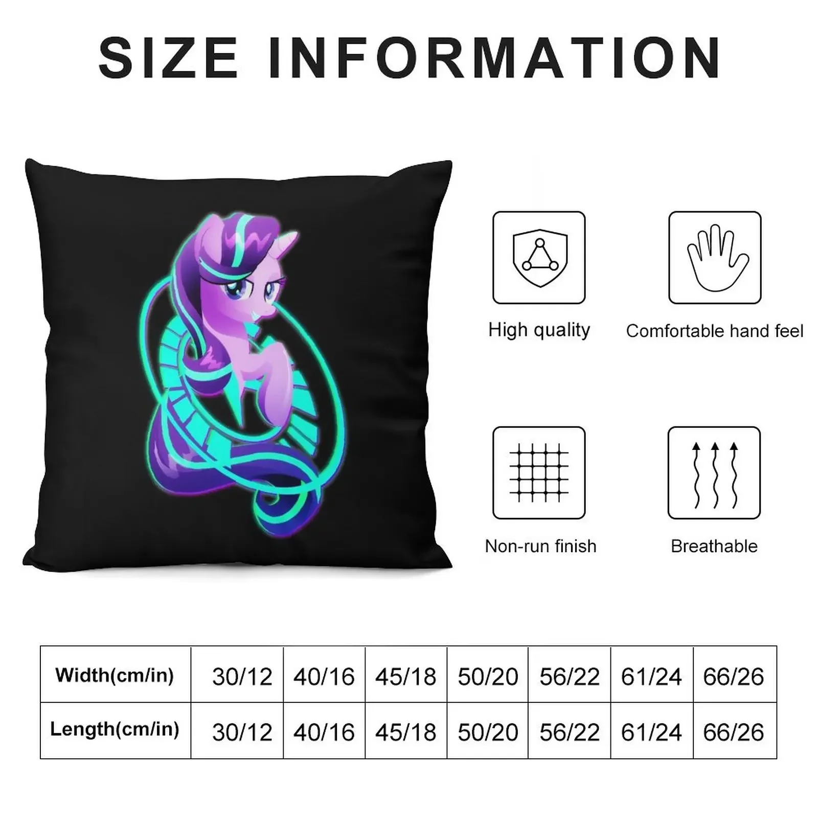 Starlight Glimmer Throw Pillow Cushions Cover anime girl Decorative Sofa Cushions pillow