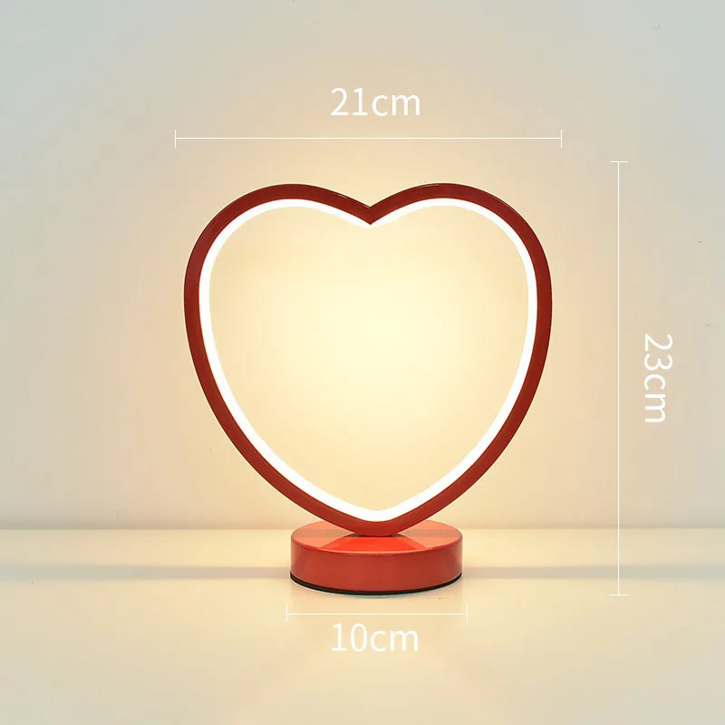 Creative Red Wedding Everlasting Light Newlywed Room Decor Marriage Table Lamp Bedside Night Light Bride Dowry Gift For Home