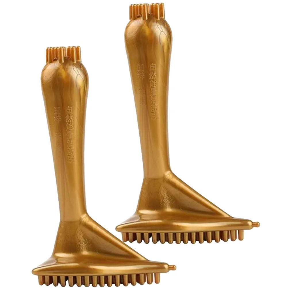 

2 шт. магнитная массажная щетка ручной массажер для тела для облегчения акупунктурных точек портативный ручной массажный инструмент для шеи, плеч, спины