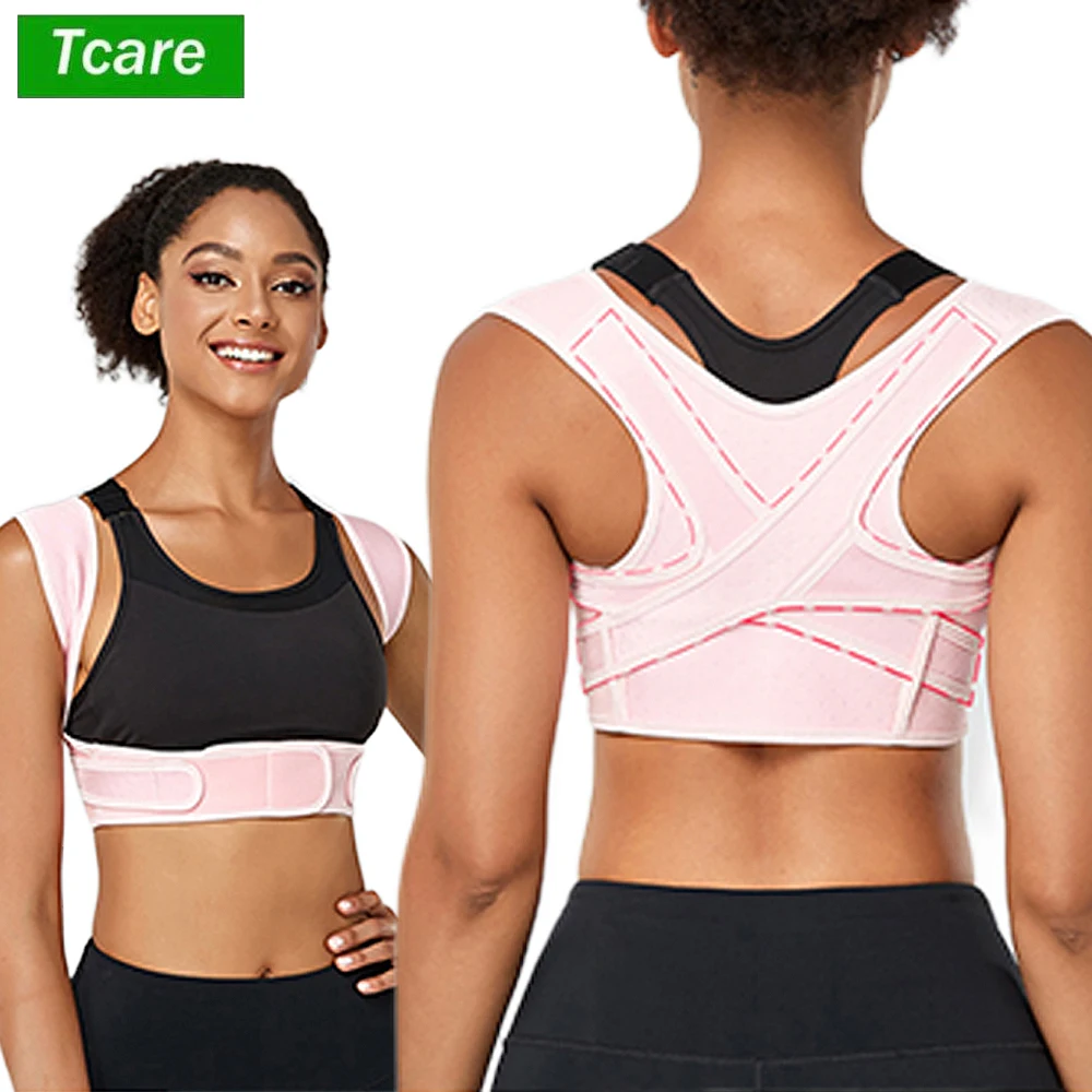 

Tcare Posture Corrector for Women Men,Adjustable Upper Back Brace for Clavicle Support,Providing Pain Relief From Neck, Shoulder