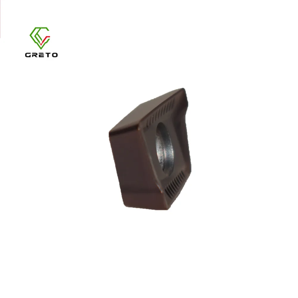 GRETO APKT1035 PDSR APKT1035PDSR APKT 1035 PDSR GT4202 Black Color Carbide Milling Insert APKT For Steel and Stainless Steel