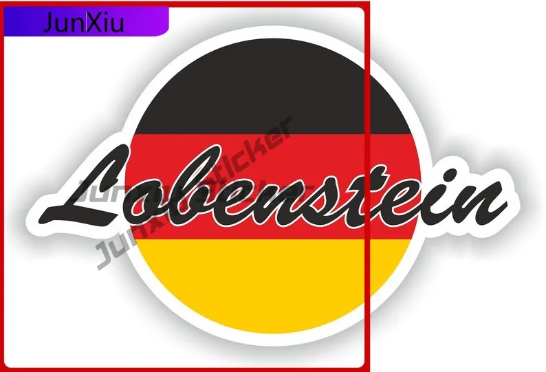 

Lobenstein Germany Flag Vacation Decals Rv Suv Cars Motorcycle Camper Decals Cover Funny Car Decoration Princess Decoration Pvc