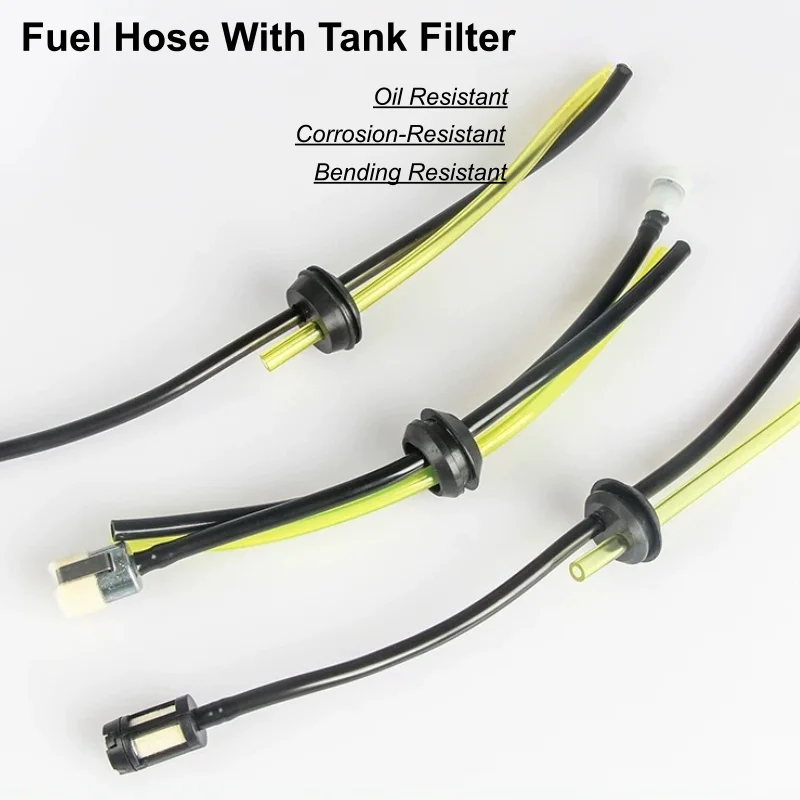 1/5/10 Set Universal Fuel Tank Filter Kit Fuel Pipe set For Chainsaw Lawn Mower Grass Trimmer Oil Pipe Fuel hose Garden Tools