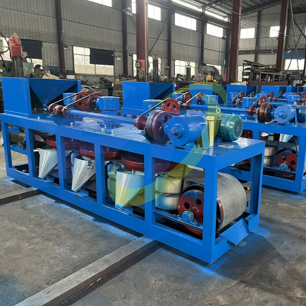 Monazite/Iron/Tungsten-tin Ore Three Disc Belt Magnetic Separator High Recovery Dry 3 Disk Magnet Separation Machinery