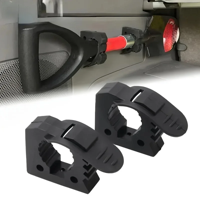 2er-Pack Quick Grip Kunstgummi-Installationswerkzeugausrüstung Gummiklemme Geeignet für verschiedene Fahrzeugteile und Zubehör Werkzeugaufbewahrungsklemme Outdoor Graben Schaufel Lagerregal