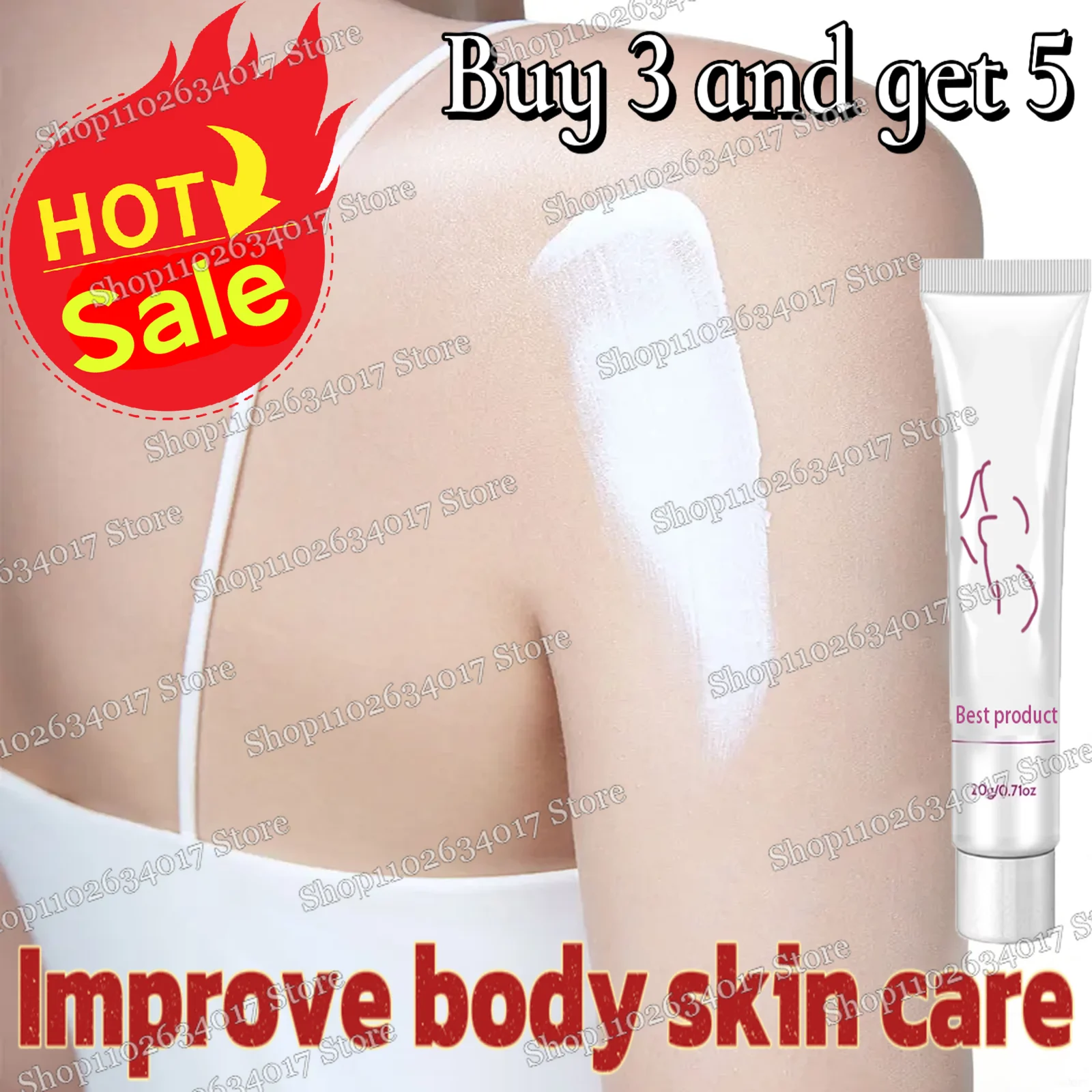 5 Bottles Increase Skin Elasticity Shaping Body Skin Tightening Cream