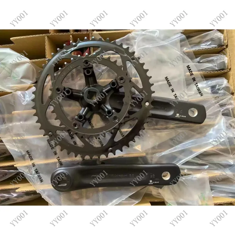 Road Bike Compact Chainset 50/34T 48/32T 170-175mm Crankset 10/11 Speed Square Taper