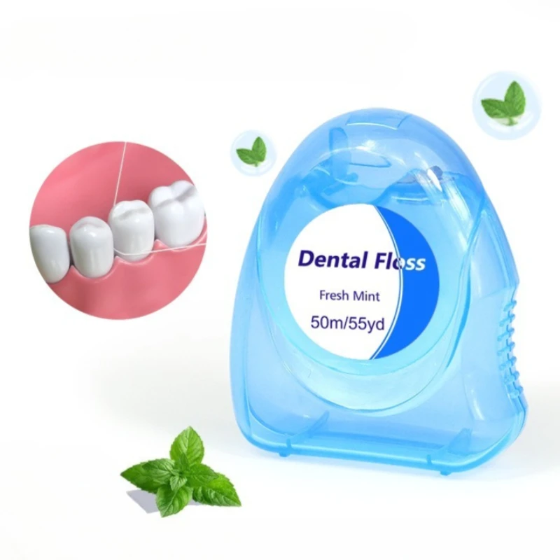 3 Fios Dentais Ultraclean Mint para Remoção Eficaz de Placa, Proteção de Dentes e Gengivas, Resistentes a Desfiamento para Limpeza Profunda em Áreas Apertadas