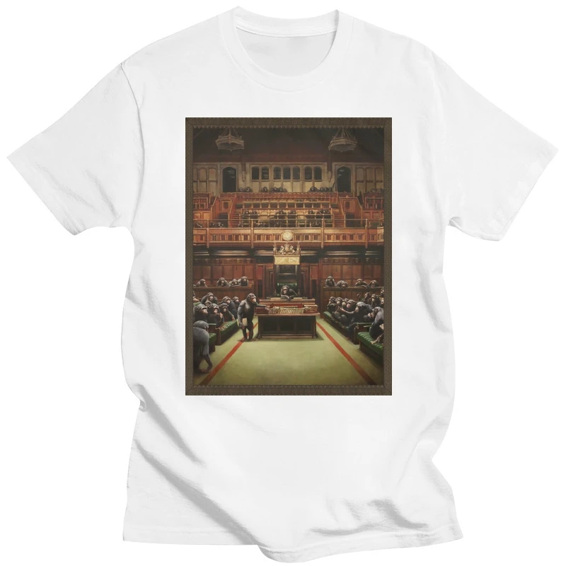 Monkey Parliament T Shirt Design by Banksy