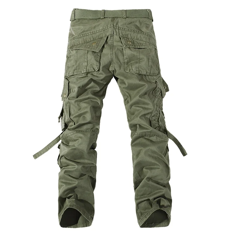 

Mens Cargo Pants New Casual Combat Army Military Tactical Style Pocket Trousers Autumn Male Outdoor Climbing Overalls Straight