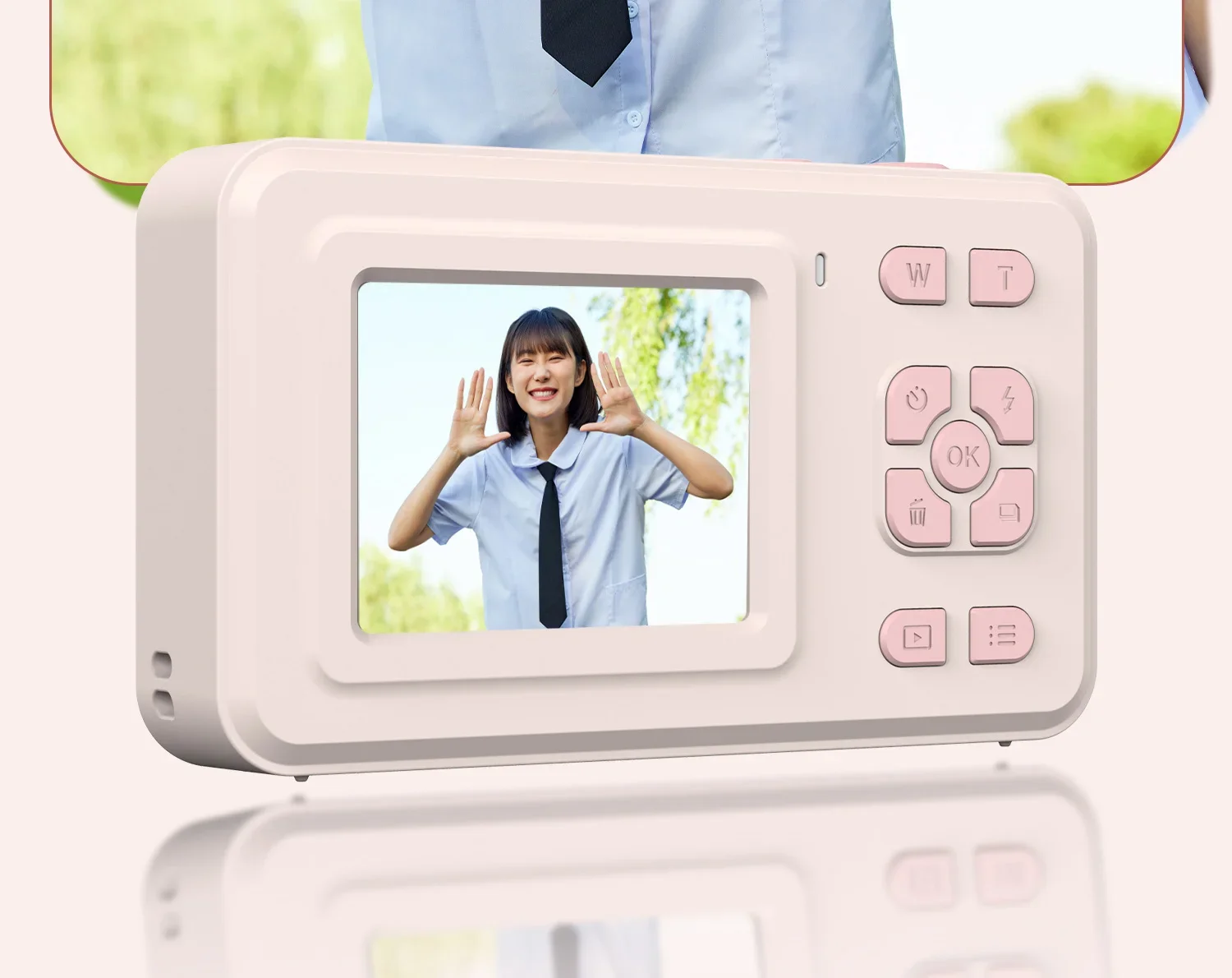 Cámara Digital 4K de 50MP, CCD de acción, moda portátil, Zoom óptico automático, Vlogging para momentos de vida, equipo Andoer, Dslr para niños